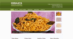 Desktop Screenshot of maharajsnacks.com